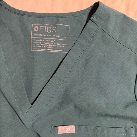 Figs carribean blue fionlite scrub set - Picture 5 of 5